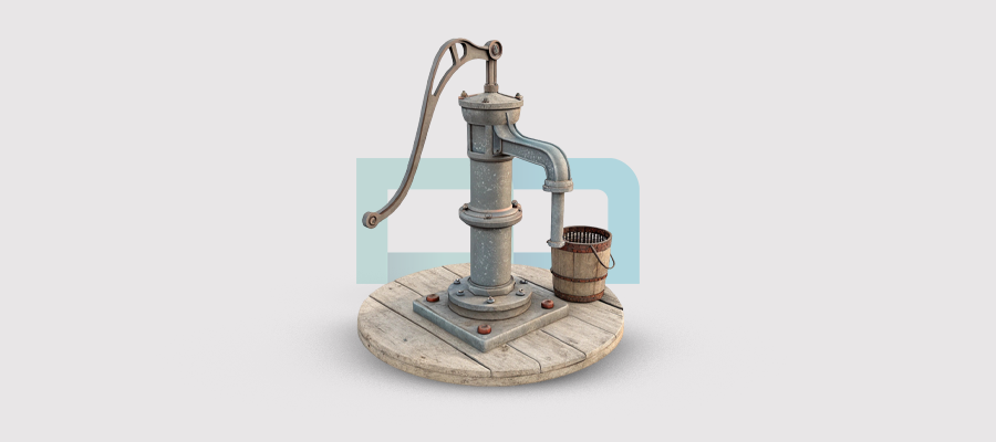Well With Hand Pump